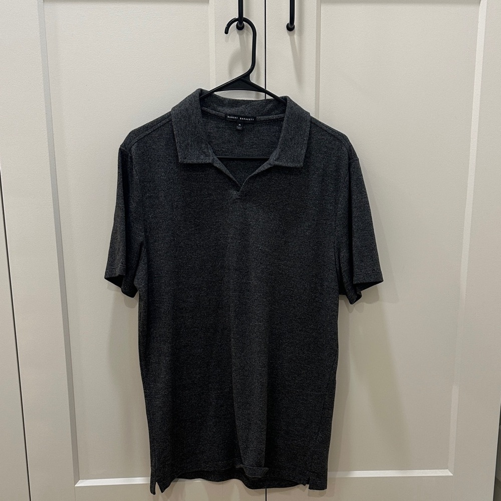 Robert Barakett Charcoal Polo Shirt